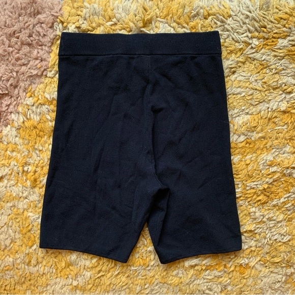 & Other Stories High Waist Black Bike Shorts - Picture 2 of 4
